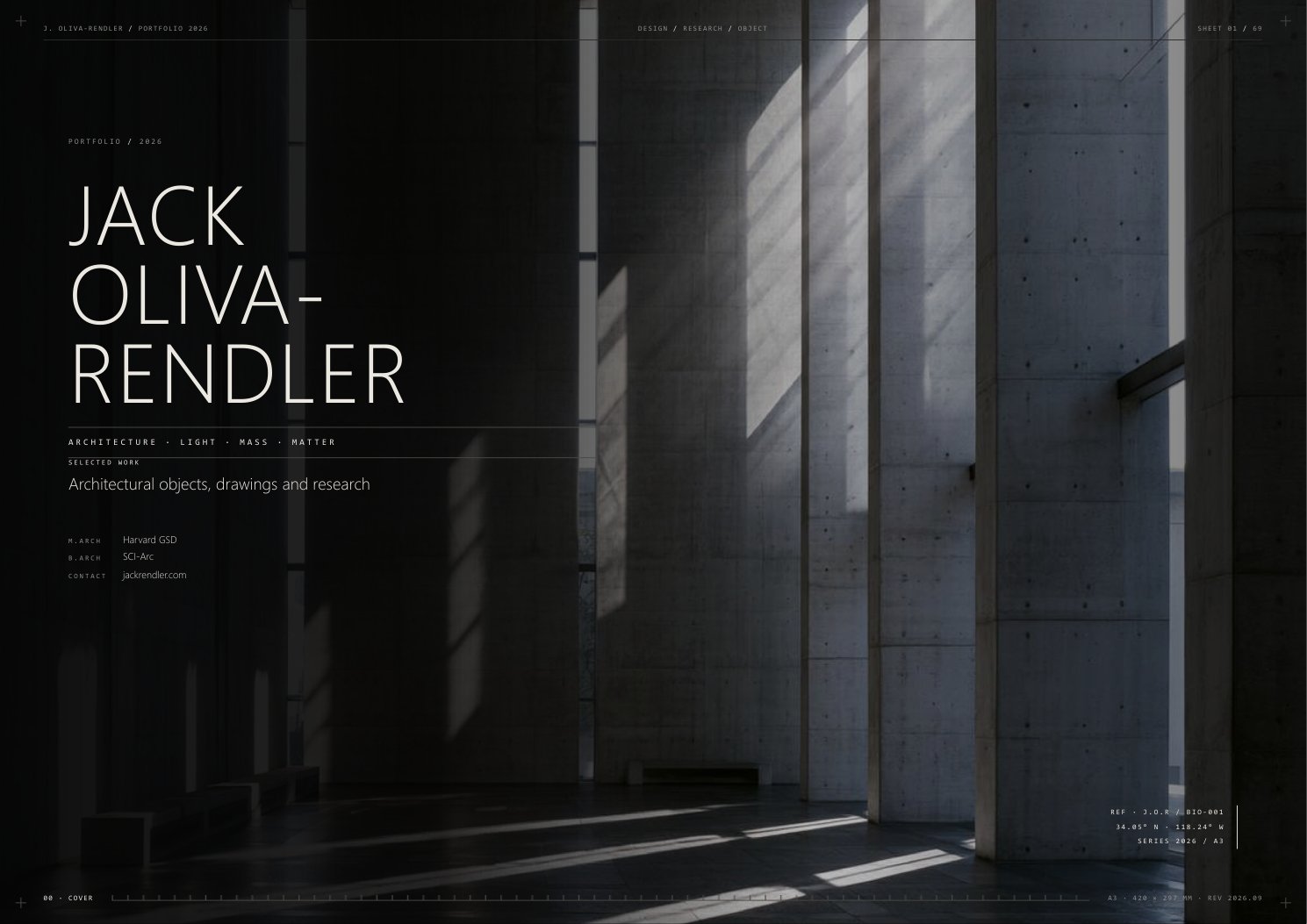 Cover of Jack Oliva-Rendler — Portfolio 2026